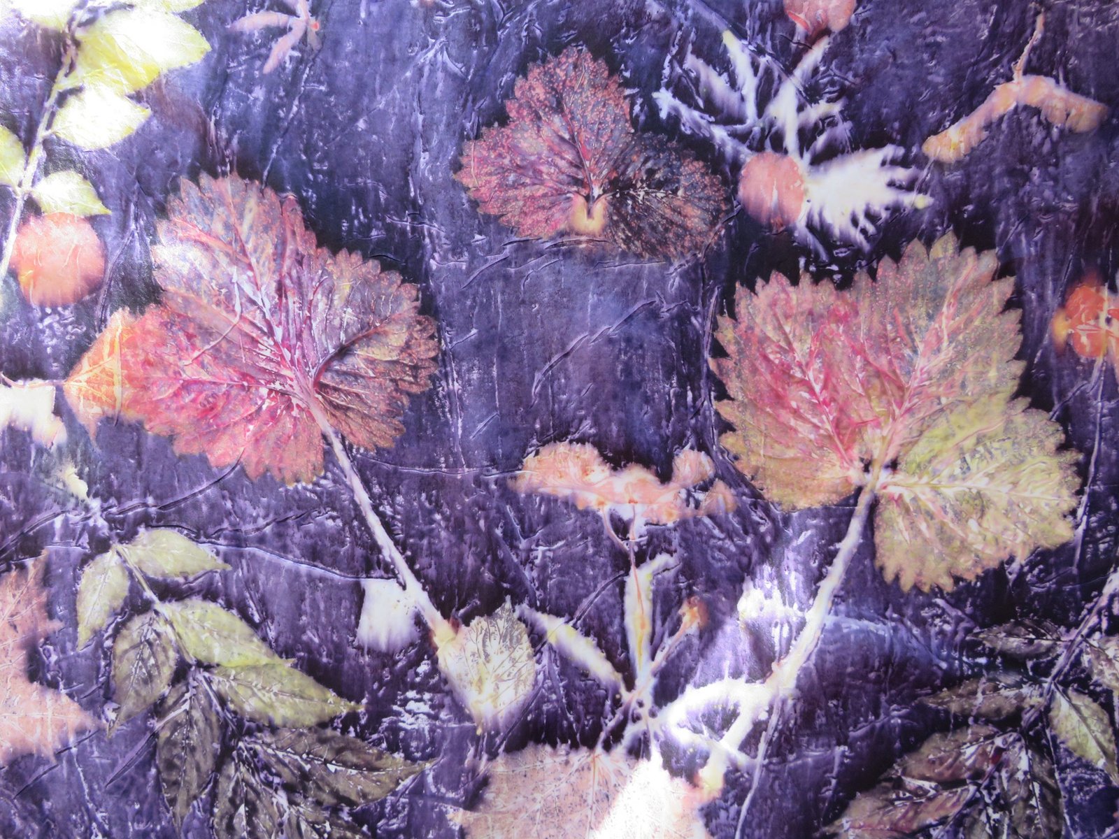 Purple and Lilac on Silk The Print Mine