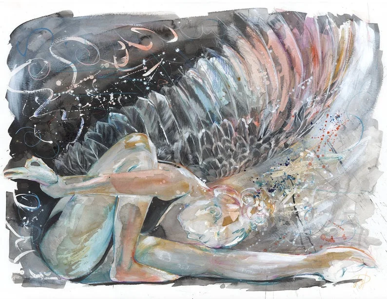 Moment of Awakening Watercolour Original