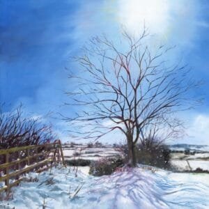 Winter Light Over Westerton, Giclee Print